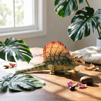 Dimetrodon Model Educational Prehistoric Reptile Model Realistic Figurine for Display