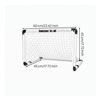 Foldable Soccer Goal Easy to Set up Sports Toy Indoor Outdoor for Park, Toddlers