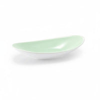 Boat-Shaped Serving Dish Ceramic Look Boat Shaped Serving Tray Shatter-Resistant Oval Melamine Plate for Restaurants, Chefs, Commercial Use, Hotel