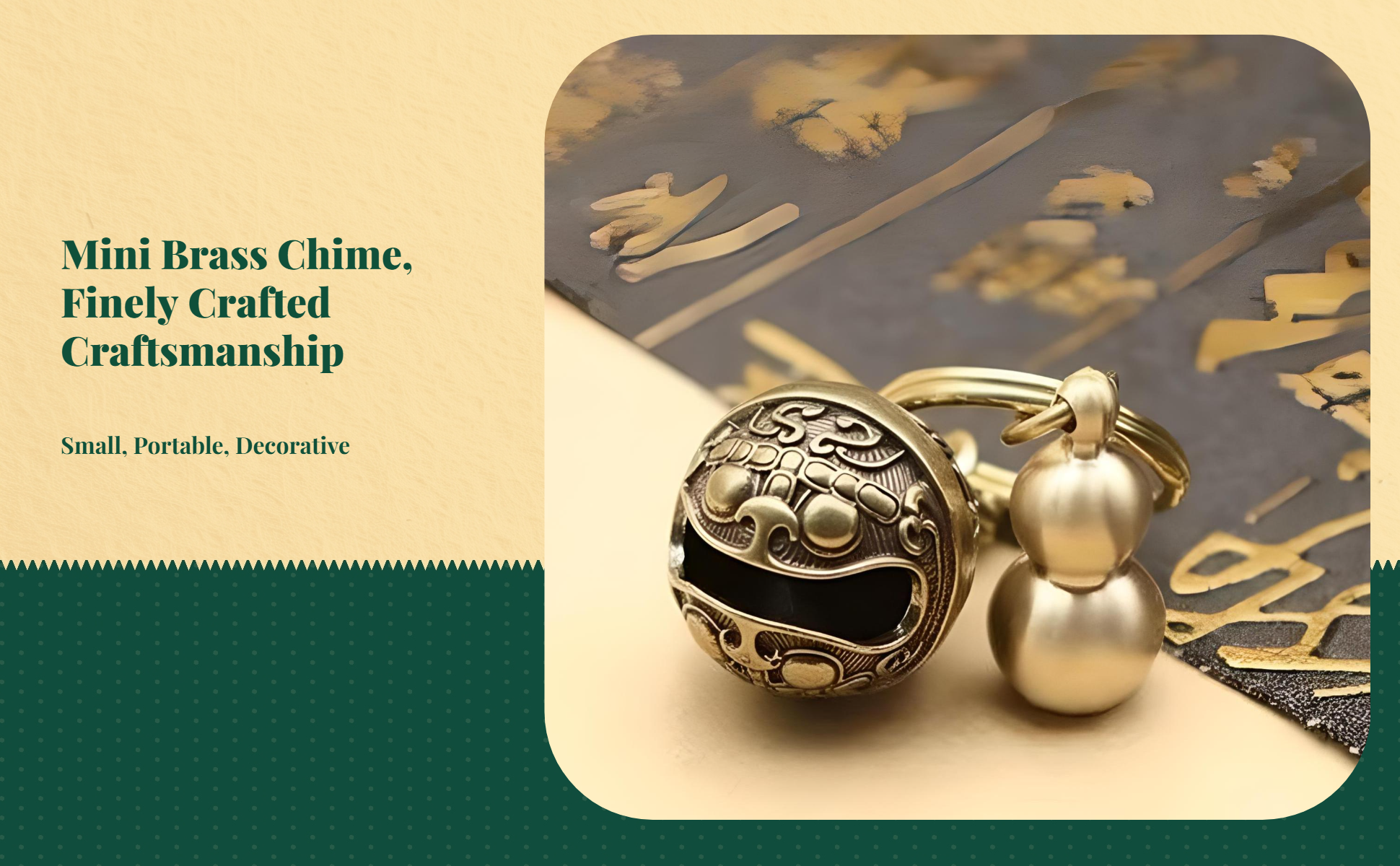 Copper Pet Bell, Leash & Collar Decoration, Anti-Loss, Metal