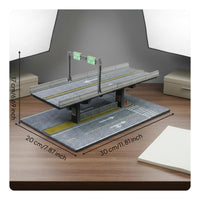 1:64 Scale Elevated Bridge Diorama Scene Realistic Assembly Overpass Model Car Display Case Photography Background for Room Decoration