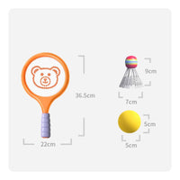 Parent Child Play Racket Set Lightweight Junior Badminton Racket Kit Easy Grip