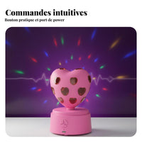 Disco Ball Bluetooth Speaker Multi-Functional Rotating Projection Light Speaker