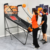 Foldable Basketball Arcade Set 2-Player for Families, Kids