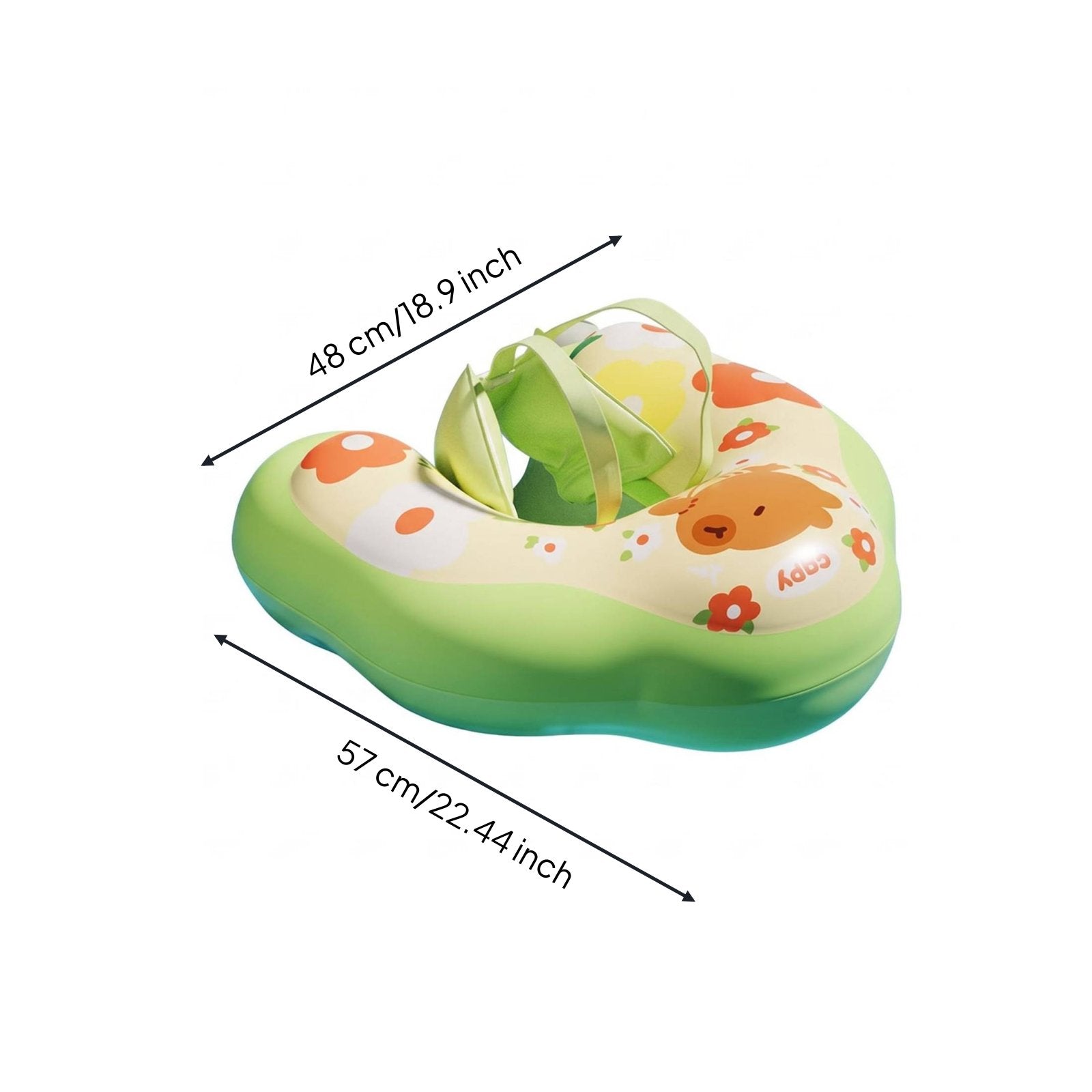Baby Swim Float with Canopy UPF50+ Baby Buoy with Canopy Included for Swimming