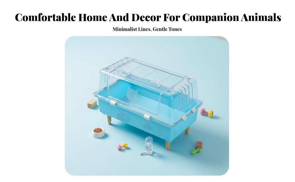 Transparent Hamster enclosure Clear View Transparent Introductory Kit Easy to Clean