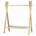 toddler's Wooden Clothes Tree polished Rounded Edges Nursery Furniture for Infants