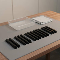 10 Pieces Digital Piano Black Key Long-Lasting Material Black Piano Key ABS