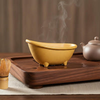 Bathtub Tea Pet Creative Design Clay Tea Pet Handmade for Desk