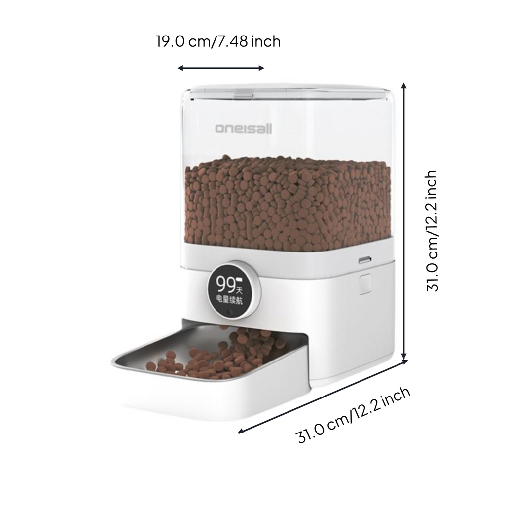 App-controlled automatic feeder