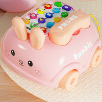 Musical Story Phone Imaginative Play Rabbit Phone Toy English Learning