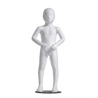 Full-Body Child Mannequin Sleek Finish Dress Form White for retail_s