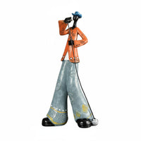 Retro Design Music Band Figure Artistic Design Abstract Musician Sculpture Handcrafted Look House Decoration for Music Artists, Living Room, Office, Entryway