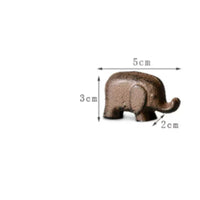 Cast Iron Elephant Paperweight Collectible Elephant Paperweight Substantial Duty