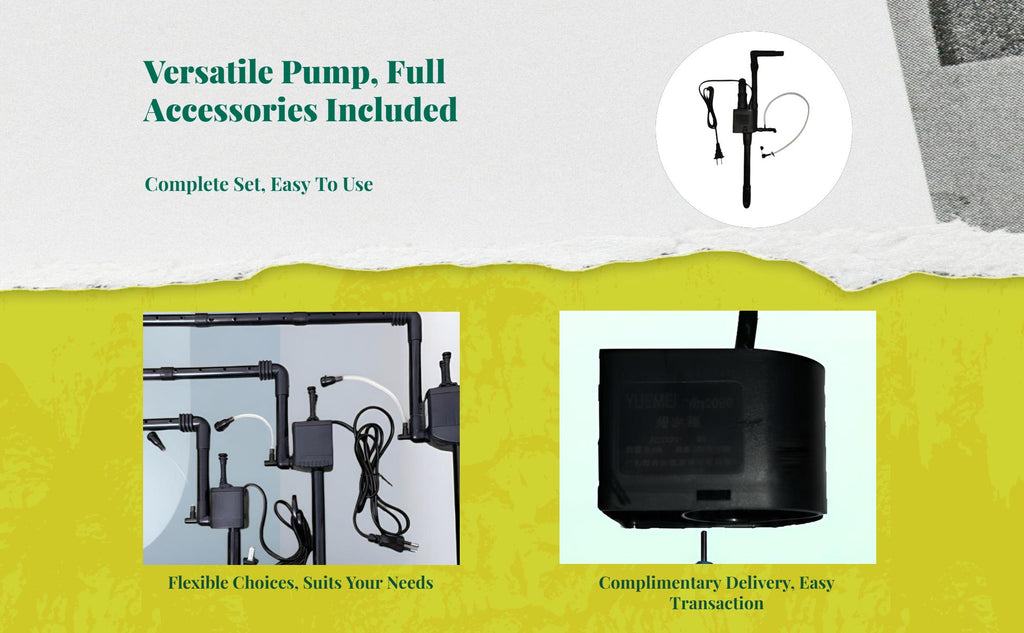 Aquatic Habitat Underwater Pump, Fish Habitat strainer, Oxygenation, Low Noise Filtration, Multilayer Internal Power strainer, Indoor and Outdoor Fish Pond Accessory
