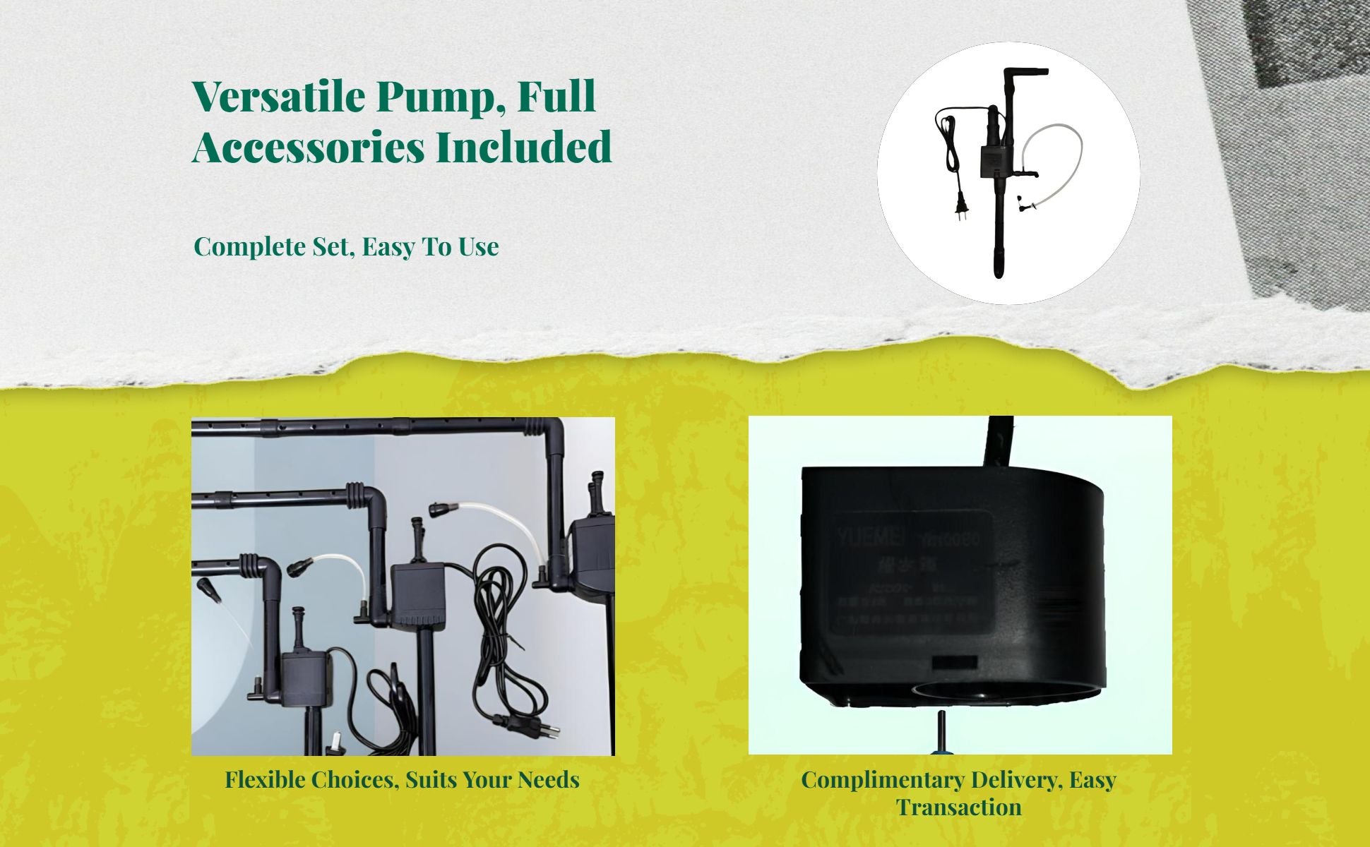 Aquatic Habitat Underwater Pump, Fish Habitat strainer, Oxygenation, Low Noise Filtration, Multilayer Internal Power strainer, Indoor and Outdoor Fish Pond Accessory