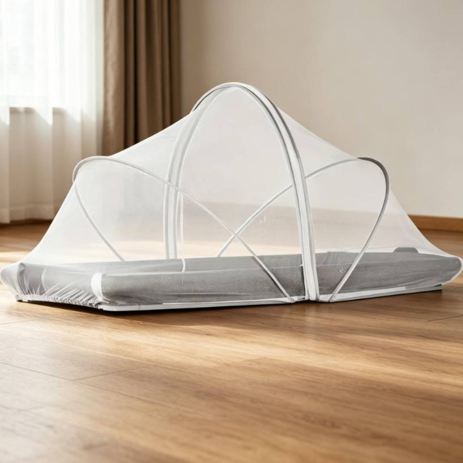 Foldable Crib Net Breathable Crib Tent Easy Install Infant Bed Sleeper Tent for Infants, Children, Nursery, Bedroom