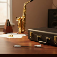 2 Pieces Saxophone Sound Hole Brush Natural Fiber for Rehearsal Room