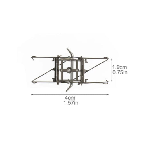 2 Pieces HO Scale Pantograph Electrifiable Rhombus Pantograph Realistic Feature