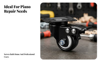 Piano Caster Wheel with Brake Easy Installation Swivel Piano Caster Heavy Duty