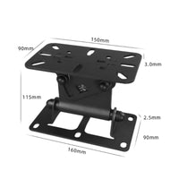 2 Pieces Speaker Swivel Mount Adjustable Angle Speaker Wall Mount Bracket