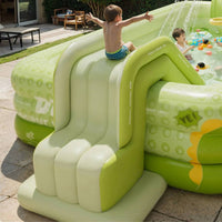 Inflatable Pool Slide Large Size Water Play Center Easy to Inflate for Garden