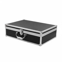 Locking Hard Case Reinforced Corners Aluminum Briefcase Portable for Storage