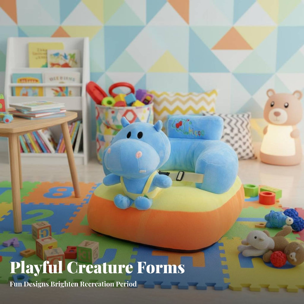 Furry Creature Sofa Chair Soft and Comfortable Baby Floor Seat Easy to Clean