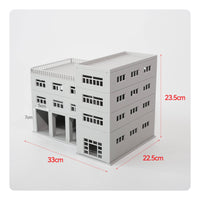Garage Building Model Collectible Piece Parking Garage Model Easy to Assemble