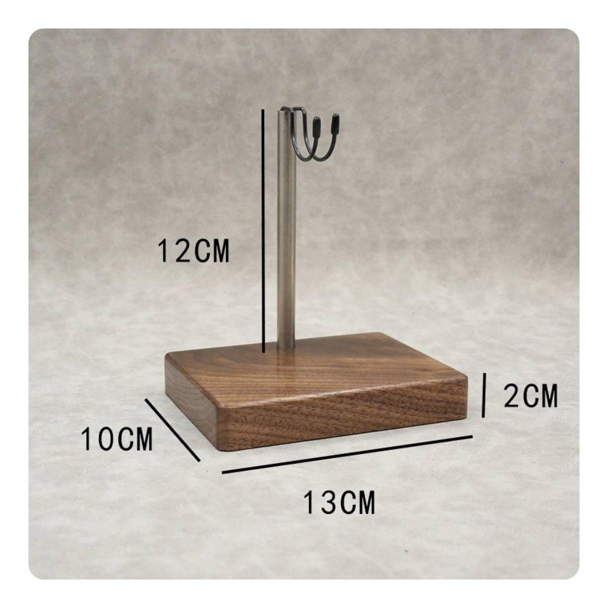 U Bracket Display Base Detachable Wood Display Base Handmade Pose Rack for Collectors
