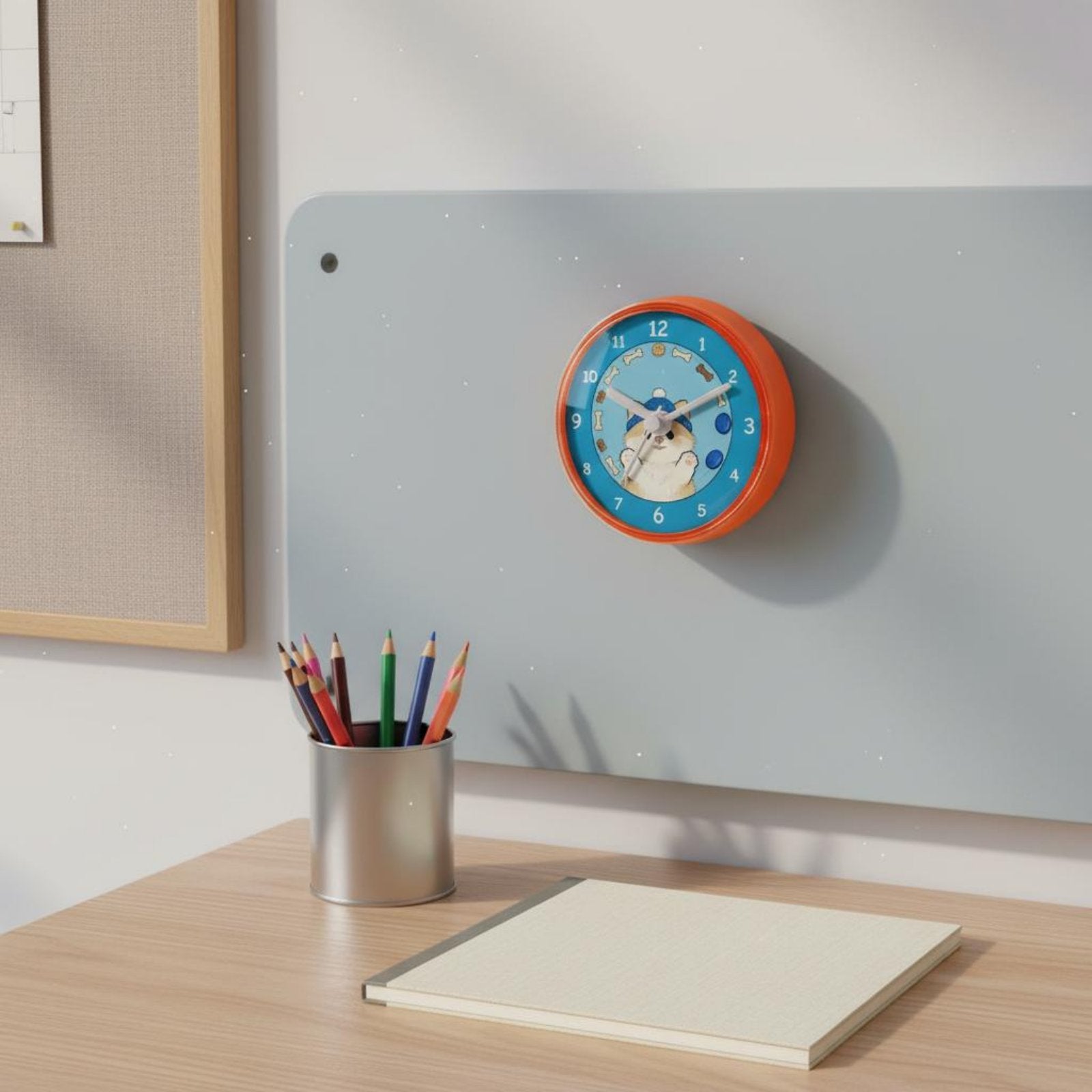 Waterproof Bathroom Clock Compact Size House Decoration for Children
