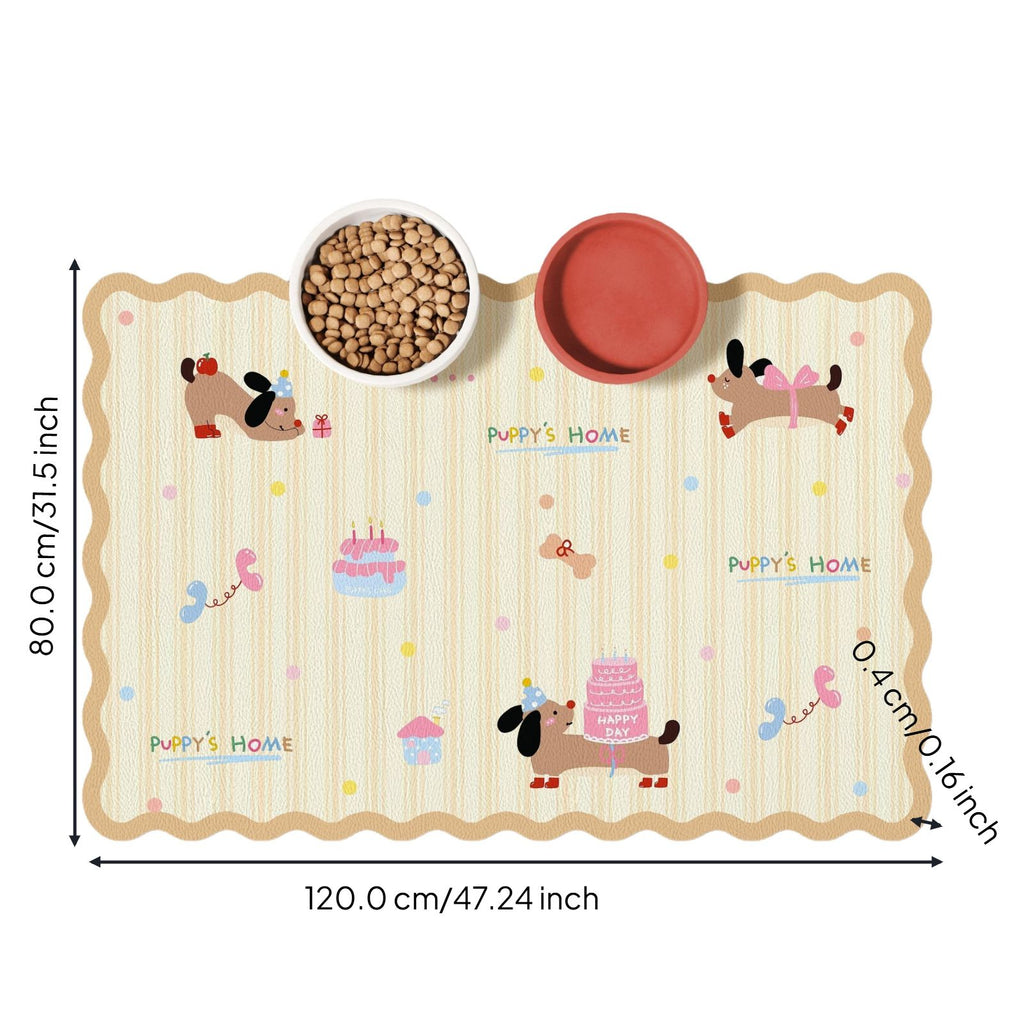 Waterproof non-slip pet mat
