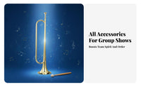 Loud Clear Tone School Band Bugle Easy to Play Bugle Trumpet Bright and Powerful Sound Alarm Trumpet Lightweight for Beginners, Musicians, Performances, Ceremonies, Music Practice, Festivals