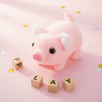 Walking Pig Toy Moving Tail Interactive Pig Toy Makes Sounds for Playroom, Kids