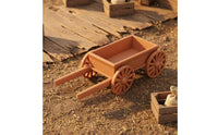 1:12 Scale Handcart PLA Material Dollhouse Wheelbarrow Model for Collectors