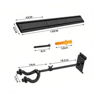 5 Guitar Wall Mount Heavy Duty 5 Guitar Wall Rack Adjustable Instrument Holder for Practice Room