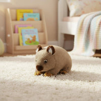 Wombat Stuffed Creature Gift Idea Realistic Wombat Plushie for Playtime, Kids