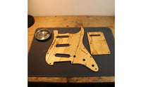 SSS Electric Guitar Pickguard Replacement Part Wood Guitar Pickguard Decorative