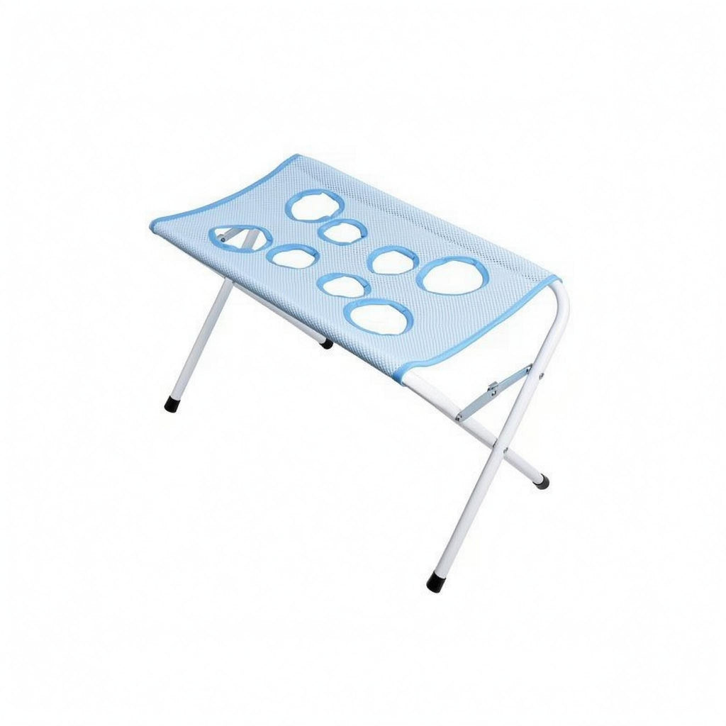 Mesh Grooming Stand Quick Drying Collapsible Dog Washing Station Eight-Hole