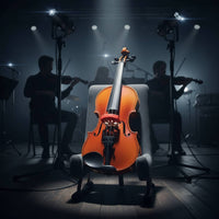5 Prong Violin Mute Reduces Volume Violin Practice Mute Easy Installation Sound Dampener for Violinists, Beginners, Apartments, Rehearsal