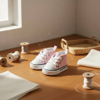 5cm Doll Canvas Shoes Real Shoelaces Miniature Sneakers Realistic Details