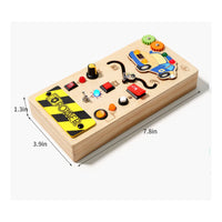 Steering Wheel Board Hand-Eye Coordination Driving Activity Board for Indoor