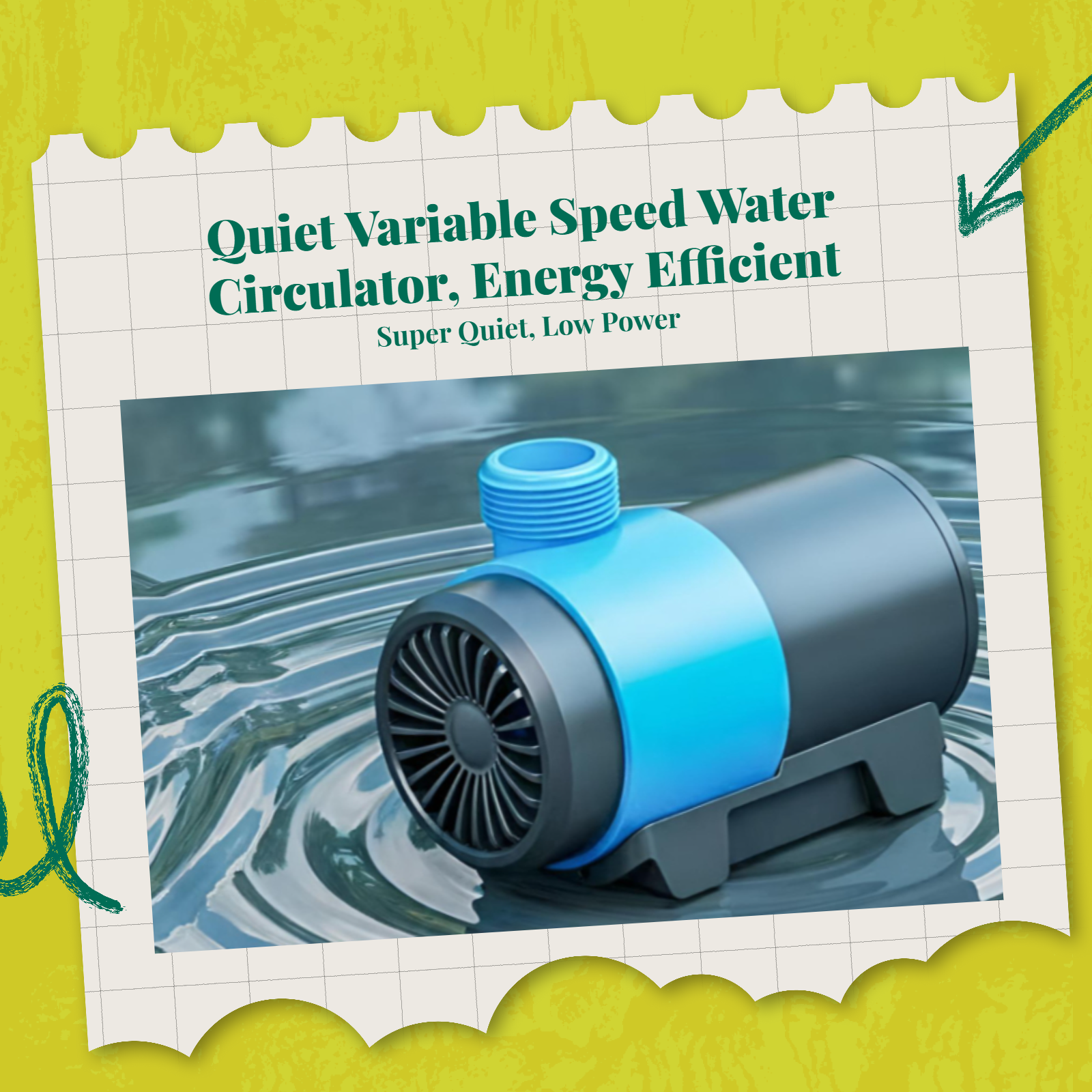 Ultra-Quiet Variable Speed Submersible Water Pump