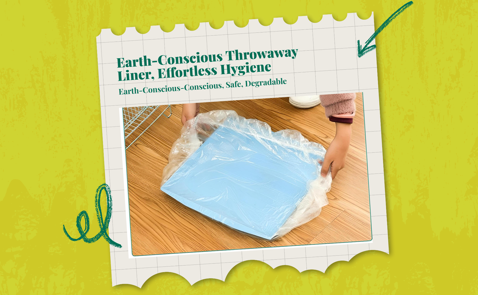 Odor-control absorbent cage liners