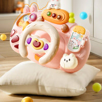 Rabbit Dashboard Toy Raised Buttons Kids Plaything Interactive for Children