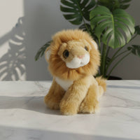 Realistic Lion Stuffed Fuzzy Stuffed Lion Long-Lasting for Children