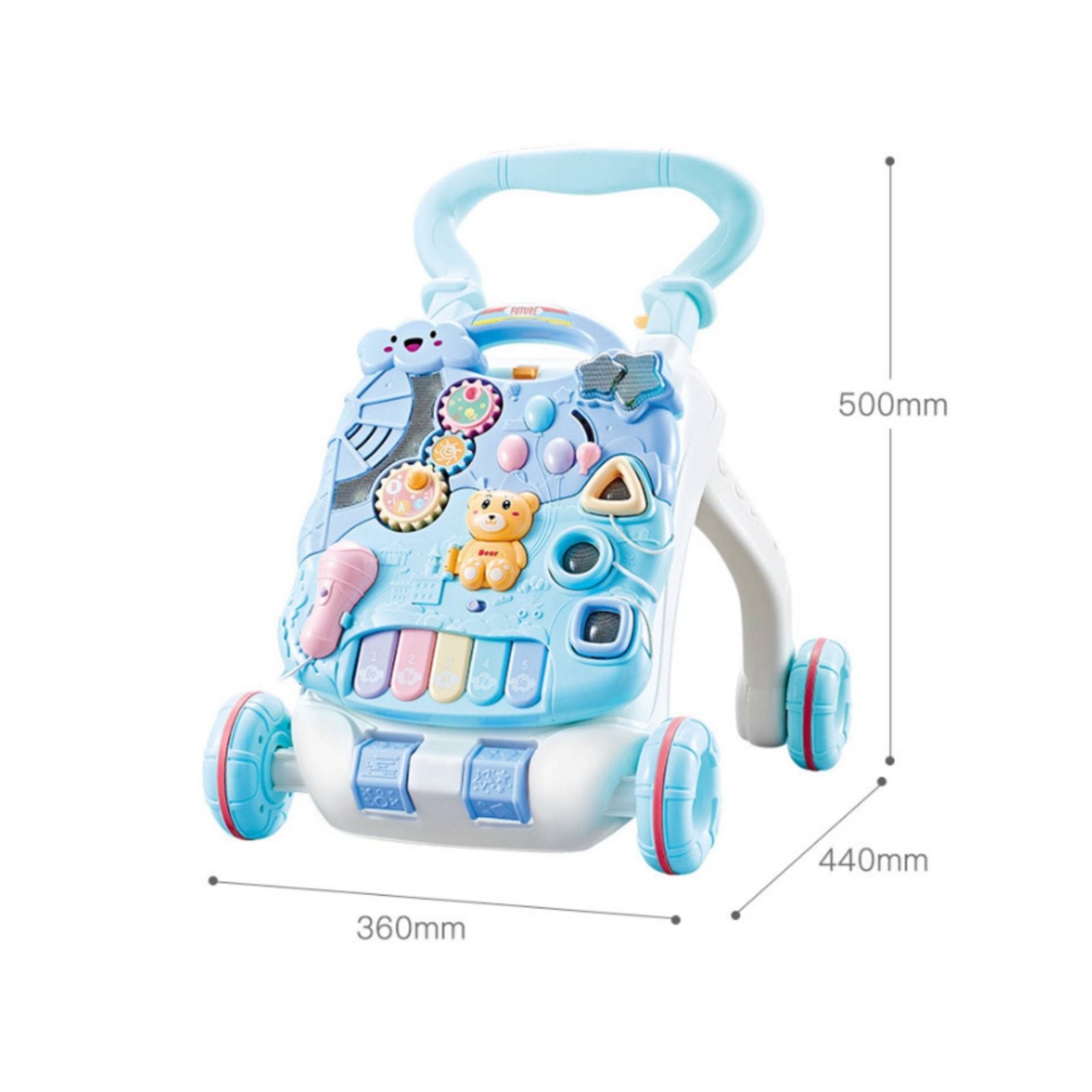Sit-to-Stand Learning Mobility Aid Weightable 2-in-1 Baby Mobility Aid