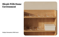 8 Pieces Space Saving Thin Home Display Acrylic L-Shaped Stand