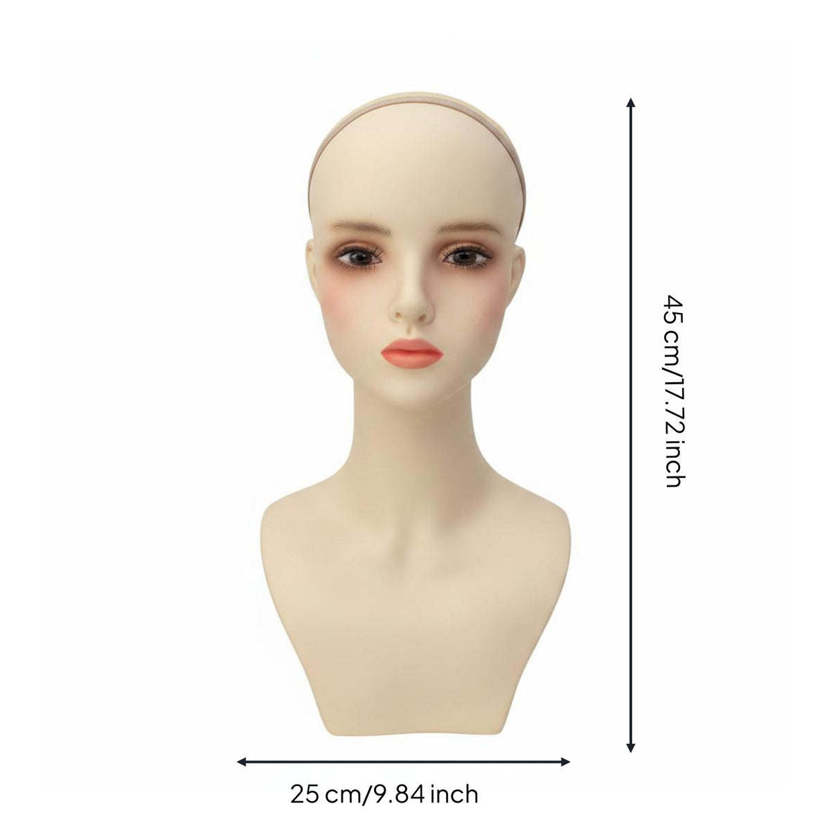 Cosplay Hairpiece Head High Quality Finish Hairpiece Display Head Sturdy