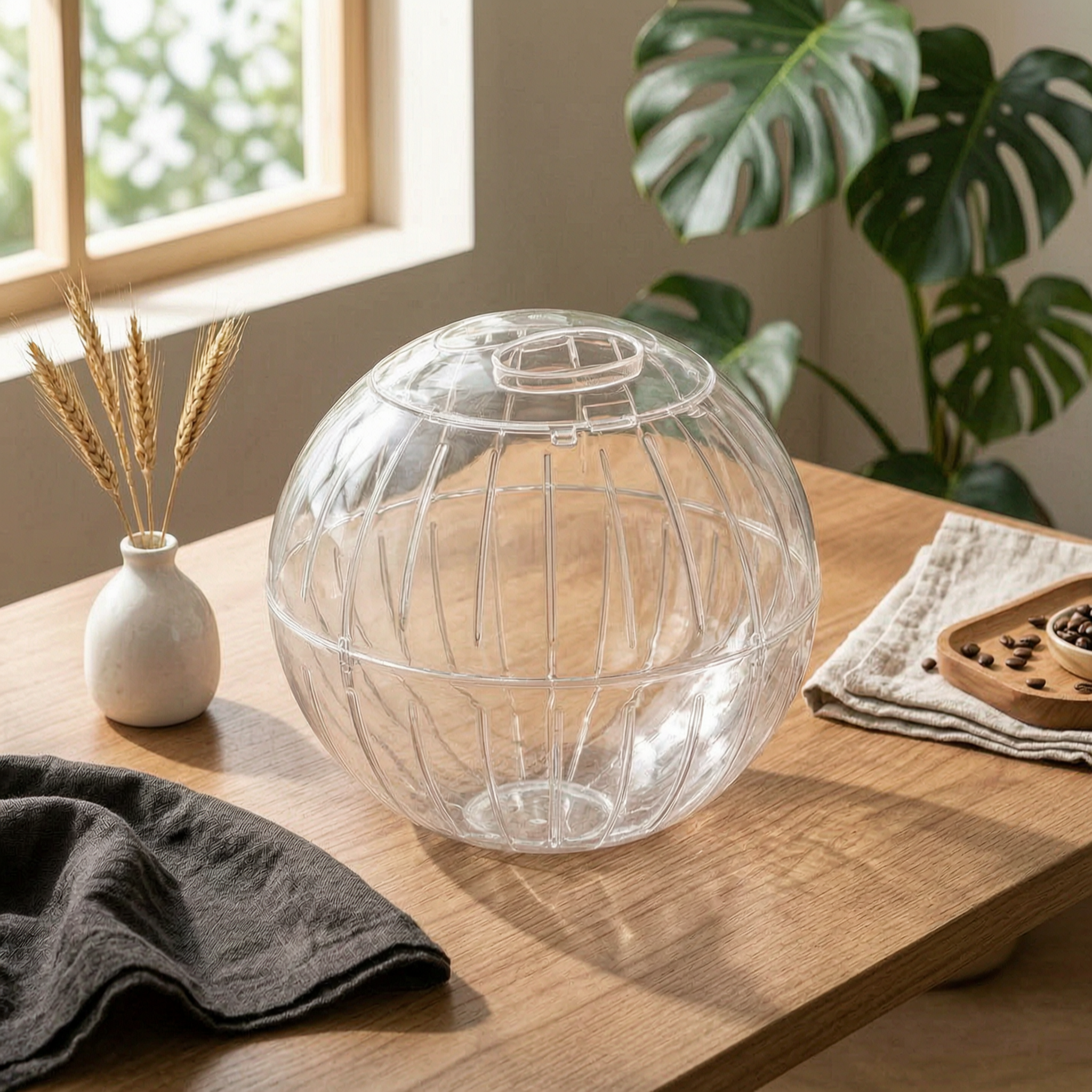Clear Hamster Ball Outdoor Use Hamster Exercise Sphere Secure and for Hamsters, Indoor